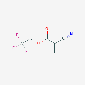 molecular formula C6H4F3NO2 B15483517 2,2,2-Trifluoroethyl 2-cyanoprop-2-enoate CAS No. 23528-63-4