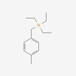 Triethyl[(4-methylphenyl)methyl]silane