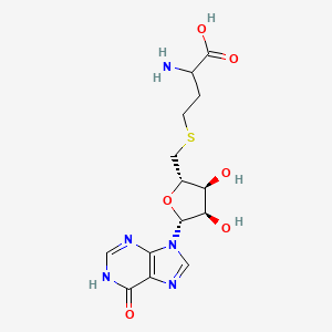 molecular formula C14H19N5O6S B15483558 S-Inosylhomocysteine CAS No. 22365-14-6