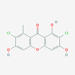 2,7-Dichloro-1,3,6-trihydroxy-8-methyl-9H-xanthen-9-one