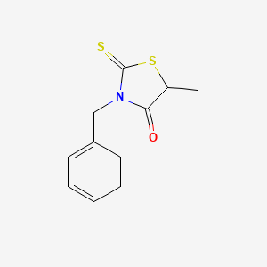 molecular formula C11H11NOS2 B15483654 3-Benzyl-5-methylrhodanine CAS No. 21494-68-8