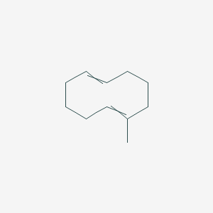 molecular formula C11H18 B15483674 1,6-Cyclodecadiene, 1-methyl-, (E,E)- CAS No. 13304-33-1