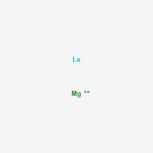 molecular formula LaMg B15483725 Lanthanum--magnesium (1/1) CAS No. 12142-60-8