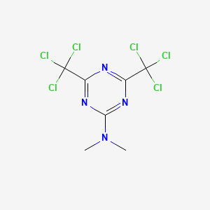 1,3,5-Triazin-2-amine, N,N-dimethyl-4,6-bis(trichloromethyl)-