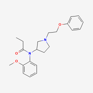 2'-Methoxy-N-(1-(2-phenoxyethyl)-3-pyrrolidinyl)propionanilide