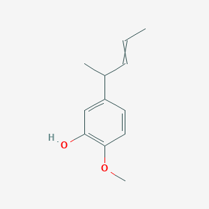 2-Methoxy-5-(pent-3-en-2-yl)phenol