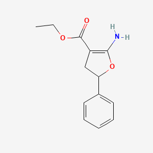 Ethyl 2-amino-5-phenyl-4,5-dihydrofuran-3-carboxylate