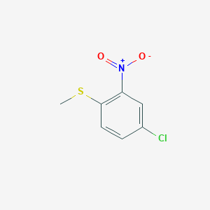 B154839 4-Chloro-1-(methylsulfanyl)-2-nitrobenzene CAS No. 1889-57-2