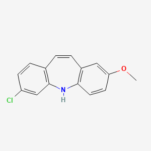 7-Chloro-2-methoxy-5h-dibenzo[b,f]azepine