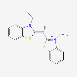 3-ethyl-2-[(Z)-(3-ethyl-1,3-benzothiazol-2(3H)-ylidene)methyl]-1,3-benzothiazol-3-ium