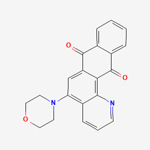 5-(4-Morpholinyl)naphtho(2,3-h)quinoline-7,12-dione