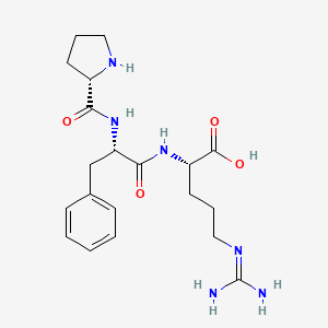 molecular formula C20H30N6O4 B15483995 Prolylphenylalanylarginine CAS No. 23846-09-5