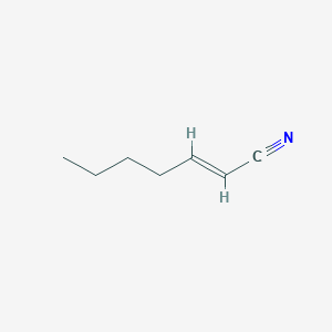 molecular formula C7H11N B15484019 (E)-hept-2-enenitrile CAS No. 22031-56-7