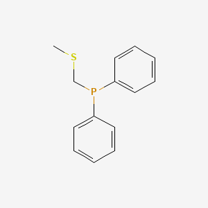 molecular formula C14H15PS B15484034 [(Methylsulfanyl)methyl](diphenyl)phosphane CAS No. 13119-14-7