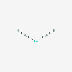 molecular formula C4H2Ce-2 B15484059 Cerium tetracarbide CAS No. 12151-79-0