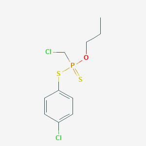 B154841 S-(4-Chlorophenyl) O-propyl (chloromethyl)phosphonodithioate CAS No. 1713-98-0