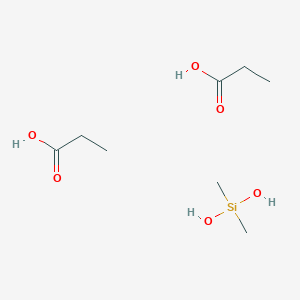 Dihydroxy(dimethyl)silane;propanoic acid