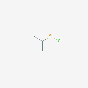 molecular formula C3H7ClSi B15484112 Chloro(isopropyl)silane 