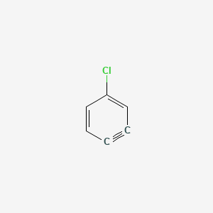 molecular formula C6H3Cl B15484125 2-Chlorocyclohexa-1,3-dien-5-yne CAS No. 14091-35-1