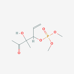 4-Hydroxy-4-methyl-5-oxohex-1-en-3-yl dimethyl phosphate