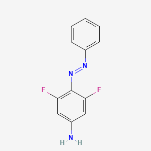 3,5-Difluoro-4-phenyldiazenylaniline