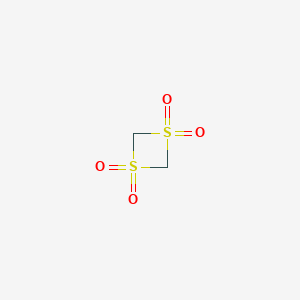 molecular formula C2H4O4S2 B15484345 1,3-Dithietan-1,1,3,3-tetraoxide CAS No. 21511-46-6