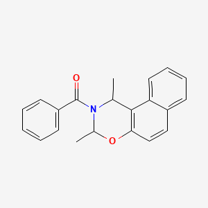 (1,3-Dimethyl-1h-naphtho[1,2-e][1,3]oxazin-2(3h)-yl)(phenyl)methanone