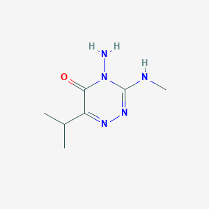 4-Amino-3-(methylamino)-6-(propan-2-yl)-1,2,4-triazin-5(4H)-one