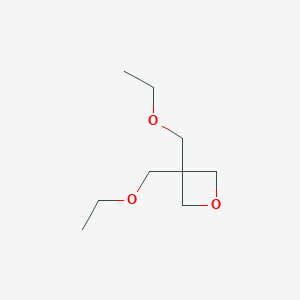 molecular formula C9H18O3 B15484423 3,3-Bis(ethoxymethyl)oxetane CAS No. 10404-85-0