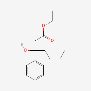 Ethyl 3-hydroxy-3-phenylheptanoate