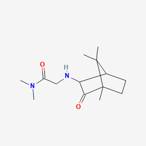 N,N-Dimethyl-2-((2-oxo-3-bornyl)amino)acetamide