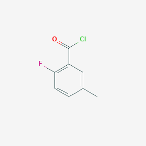 molecular formula C8H6ClFO B154846 2-氟-5-甲基苯甲酰氯 CAS No. 135564-61-3