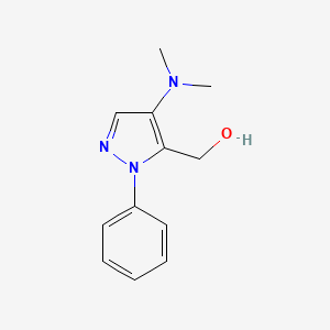 Pyrazole-5-methanol, 4-(dimethylamino)-1-phenyl-