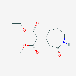 Diethyl (2-oxoazepan-4-yl)propanedioate