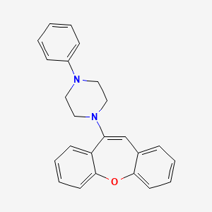 Piperazine, 1-dibenz(b,f)oxepin-10-yl-4-phenyl-