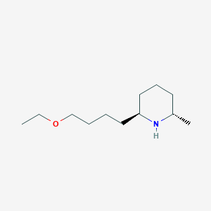 (2R,6S)-2-(4-ethoxybutyl)-6-methylpiperidine