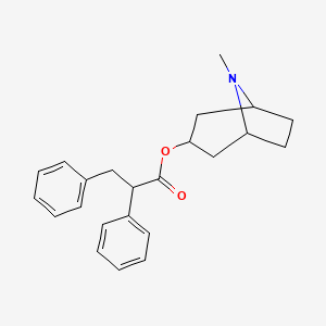 3-alpha-Tropanol, 2,3-diphenylpropionate