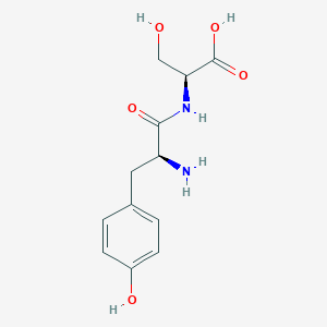 molecular formula C12H16N2O5 B15485076 L-Tyrosyl-L-serine CAS No. 13588-99-3