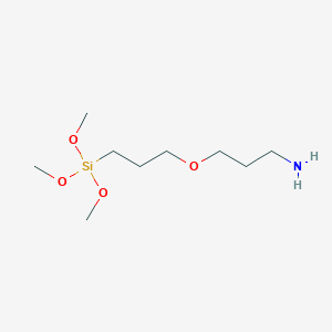 3-[3-(Trimethoxysilyl)propoxy]propan-1-amine