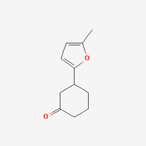 3-(5-Methylfuran-2-yl)cyclohexan-1-one