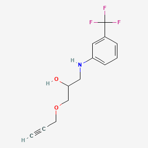 1-(2-Propynyloxy)-3-(alpha,alpha,alpha-trifluoro-m-toluidino)-2-propanol