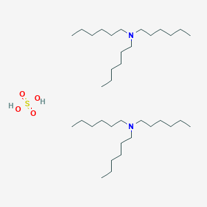 N,N-dihexylhexan-1-amine;sulfuric acid