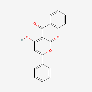 3-benzoyl-4-hydroxy-6-phenyl-2H-pyran-2-one