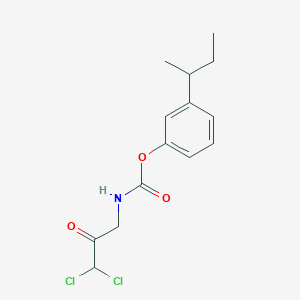 3-(Butan-2-yl)phenyl (3,3-dichloro-2-oxopropyl)carbamate