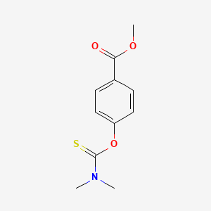 4-(Dimethylthiocarbamoyloxy)benzoic acid methyl ester