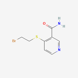 4-(2-Bromoethylthio)nicotinamide