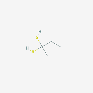 molecular formula C4H10S2 B15485557 Butane-2,2-dithiol CAS No. 15089-43-7