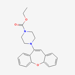 1-Piperazinecarboxylic acid, 4-dibenz(b,f)oxepin-10-yl-, ethyl ester