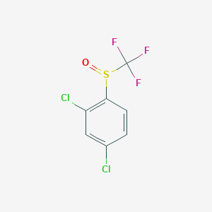 B154858 2,4-Dichloro-1-(trifluoromethanesulfinyl)benzene CAS No. 1947-95-1