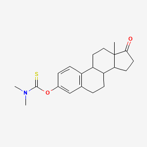 molecular formula C21H27NO2S B15485849 O-[17-oxoestra-1,3,5(10)-trien-3-yl] dimethylcarbamothioate CAS No. 13522-76-4